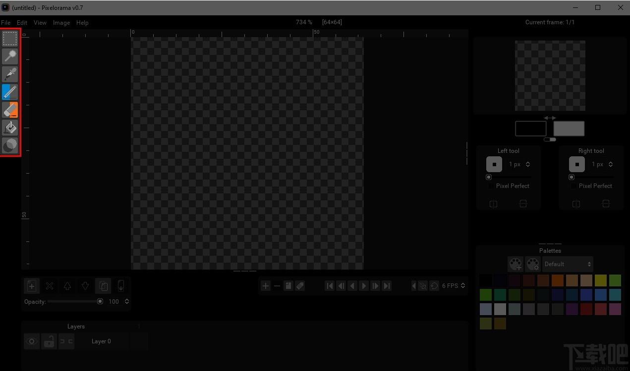 Pixelorama下载,像素画绘制工具,动画制作,漫画制作